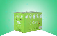 Cajas de empaquetado del papel ambiental reciclable, caja de papel acanalada de la fruta portátil