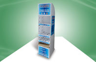 Soportes de exhibición de la cartulina del estante ajustable de la aduana para las tazas del vacío, impresión 4C