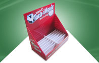 La encimera roja de la cartulina exhibe la caja de presentación tablero de la cartulina para los productos adultos