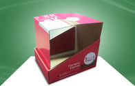 OEM rojo de las cajas de presentación del contador de la cartulina de los productos de belleza de Skincare