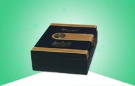 Las cajas de empaquetado del papel exclusivo/noble, Wine caja de regalo de madera con efecto de oro del terciopelo