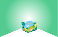 Felpa Toy Paper Card Boxes/cajas de color con final brillante