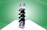 Estantes de exhibición derechos de la cartulina con 8 bandejas, cajas de presentación del estante