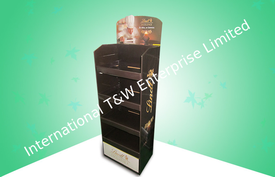 comprar Soporte de exhibición acanalado fuerte del chocolate, plegamiento fácil al por menor de los estantes de exhibición de la tienda online manufacture