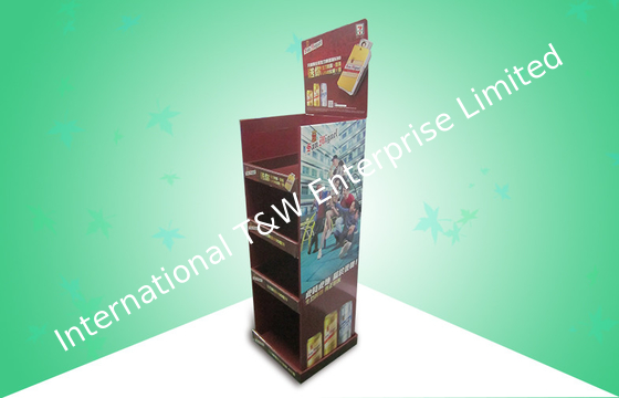 comprar Soportes de exhibición de la cartulina del estante del OEM/del ODM cuatro, exhibiciones de la publicidad de la cartulina del oso online manufacture