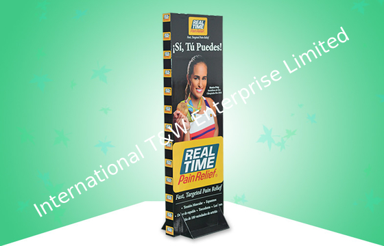 comprar Exhibiciones de encargo de los espectadores de pie de la cartulina de la acumulación fácil a hacer publicidad y a promover la medicina online manufacture