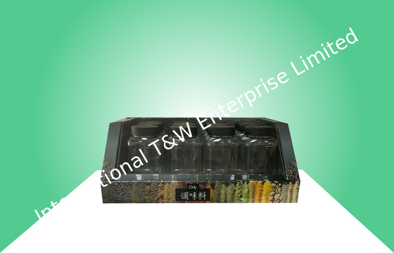 comprar Pila resistente de la pared de las bandejas dobles de la cartulina PDQ para promover las especias/las comidas online manufacture
