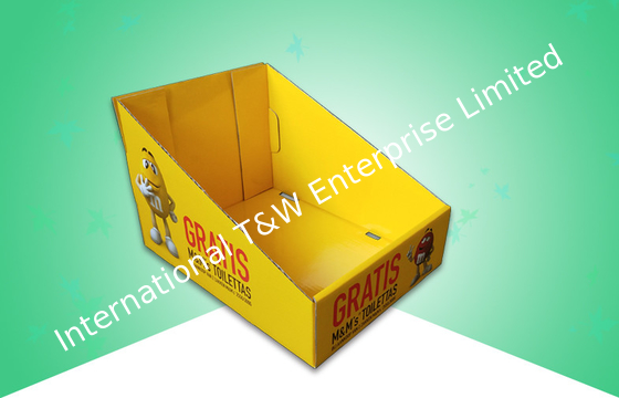comprar Bandejas brillantes de la cartulina acanalada del chocolate de los M&Ms por encargo online manufacture