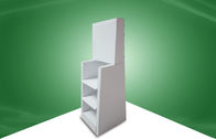 soportes de exhibición de la posición de la cartulina de los estantes de exhibición de la cartulina de la impresión 4C para los productos electrónicos