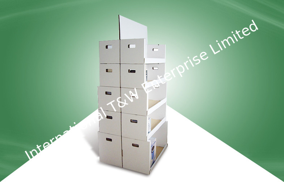comprar El estante cinco doble - cara - muestre los estantes de exhibición de la cartulina para los productos caseros online manufacture