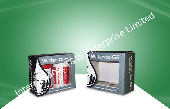 comprar Cajas de embalaje de papel de color de Pantone Cajas de cartón con ventana de PET para filtro online manufacture