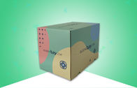 Cajas de empaquetado impresas acanaladas reciclables, cajas de embalaje de papel para los artículos del niño que embalan