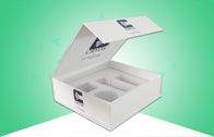 Cajas de empaquetado grises/difícilmente del papel de tablero caja de regalo EVA Insertor para vender los cosméticos