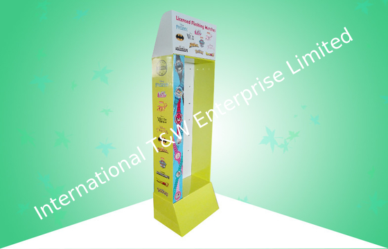 comprar Soporte de exhibición modificado para requisitos particulares de la cartulina del POP para la exhibición de piso de los relojes/de los ganchos del niño de Disney online manufacture