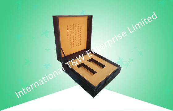comprar Cajas de encargo del empaquetado al por menor del terciopelo real, caja de regalo que empaqueta con la grabación en relieve ULTRAVIOLETA del punto online manufacture