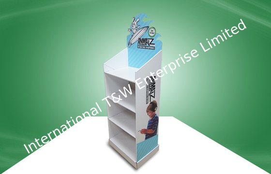comprar soportes de exhibición de la cartulina 4-Shelf ULTRAVIOLETA/laminación de Matt para el niño que sigue el móvil online manufacture