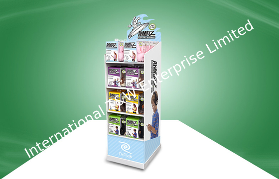comprar La cartulina hermosa de la posición del Cuatro-estante exhibe la laminación brillante para los productos electrónicos online manufacture