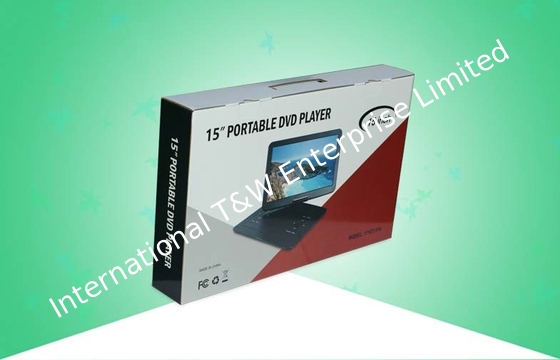comprar La aduana acanalada imprimió al reproductor de DVD del paquete de las cajas de papel con la laminación brillante online manufacture