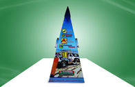 Exhibición de piso accesoria del diseño de la cartulina de exhibición del coche único de los soportes