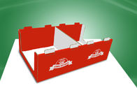 Alta caja de presentación eficaz de la bandeja de las palomitas PDQ de la cartulina/de la cartulina de la encimera