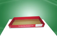 Caja de presentación brillante de la cartulina de la encimera de las bandejas de la cartulina PDQ con final helado Special