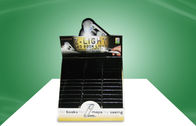 Exhibiciones negras ligeras de la encimera de la cartulina del libro con el ODM reciclable del OEM de los divisores