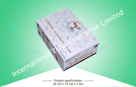 comprar caja acanalada de la pared del doble de 350gsm CCNB CMYK para la impresora 3D online manufacture