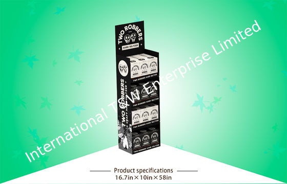 comprar Exhibición resistente de la cartulina de la posición de la bebida de cuatro Shlef con la laminación brillante online manufacture