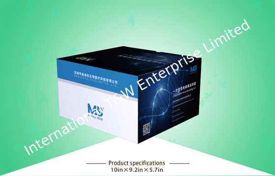 comprar El plazo de ejecución rápido acanaló las cajas de empaquetado de papel para el equipo disponible del muestreo del virus online manufacture