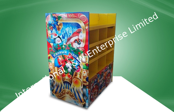 comprar Exhibición de la plataforma de la cartulina del POP de la Navidad para los regalos de los niños que venden a las tiendas al por menor online manufacture