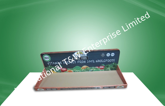 comprar Ojo de madera que coge la exhibición de la bandeja de PDQ, bandejas de la exhibición de la cartulina que promueven las comidas online manufacture