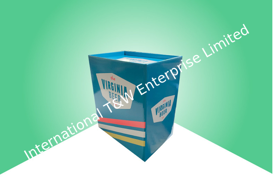comprar Exhibición de encargo del compartimiento de la descarga de la cartulina para promover el apilador de la caja de la cerveza online manufacture