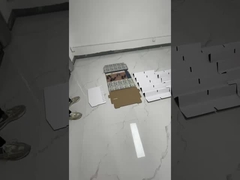 EB flauta apilada PDQ muestran bandejas de cartón fuerte