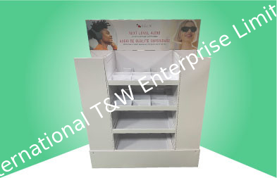 Un buen precio. La plataforma de la cartulina de la demostración de tres caras exhibe 15 KGS/Shelf para promover artículos de la electrónica en línea