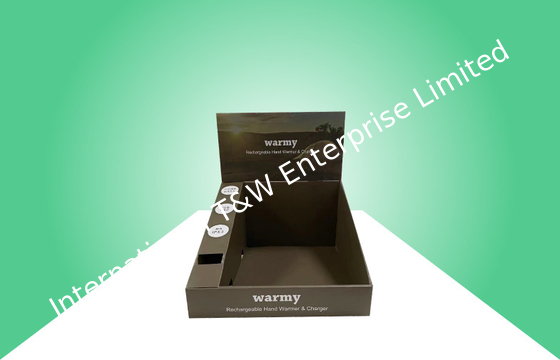 Un buen precio. Cargador contrario de Matte Finish For Promoting Warmy de la exhibición de la cartulina biodegradable en línea