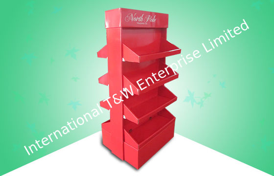 Un buen precio. Cuatro dejan de lado la exhibición de la cartulina del POP, exhibiciones recicladas de la venta al por menor de la cartulina en línea