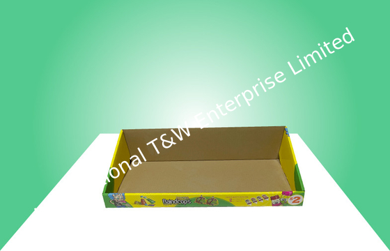 Un buen precio. Bandejas de la cartulina PDQ del caramelo de los niños para vender el caramelo/las comidas/los bocados en línea