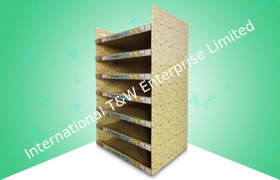 Un buen precio. 7 soportes de exhibición resistentes de la cartulina del estante para los juguetes, exhibiciones de la publicidad de la cartulina en línea