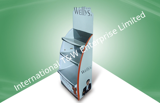 Un buen precio. Exhibición de la cartulina del estallido del estante ajustable del Portable para los productos del cuidado de la belleza en línea