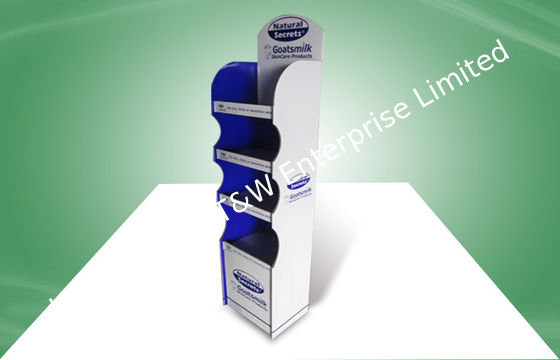 Un buen precio. Fácil - monte las exhibiciones durables del producto de la cartulina para los productos lácteos en línea