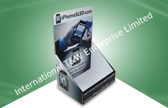 Un buen precio. Mate de papel contrario de la caja de presentación de la cartulina laminado para la publicidad de Iphone en línea