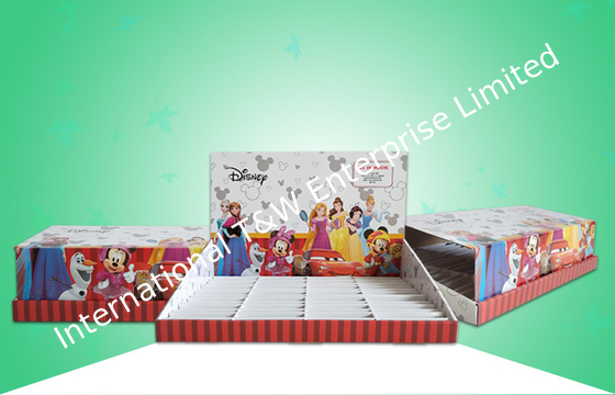 Un buen precio. Exhibiciones de la encimera de la cartulina del Nightlight de Disney/unidad de visualización acanalada del contador de la tabla de papel en línea