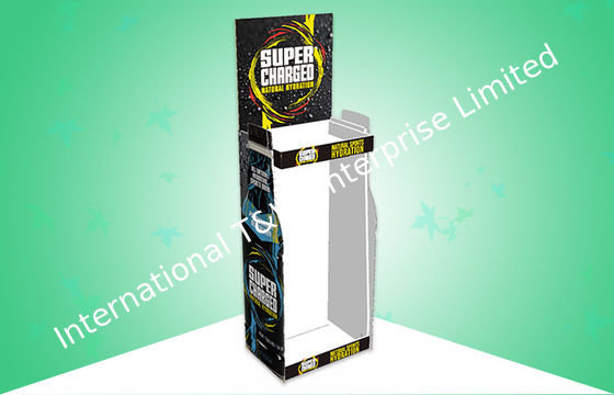 Un buen precio. Exhibición fácil del apilador de Caser de los soportes de exhibición de la cartulina de la asamblea con dos estantes en línea