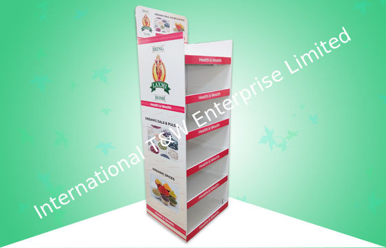 Un buen precio. Los soportes de exhibición robustos de piso de la cartulina, estante 6 se levantan la exhibición de la cartulina con las barras de apoyo en línea