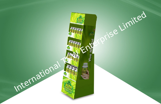 Un buen precio. La cartulina derecha libre de cuatro estantes exhibe la impresión en offset amistosa de Eco Cmky en línea