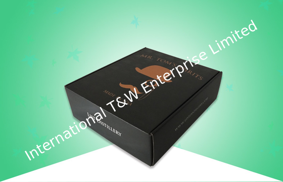 Un buen precio. Tablero de papel acanalado ULTRAVIOLETA del diseño del regalo del punto duro de las cajas de embalaje para el vino que embala en línea