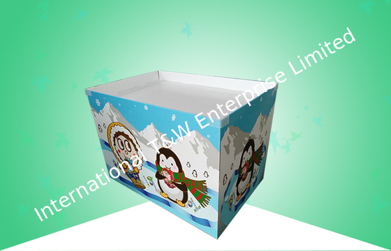 Exhibición resistente de la plataforma de la cartulina, exhibición de la venta al por menor de la plataforma para las comidas/los bocados del niño