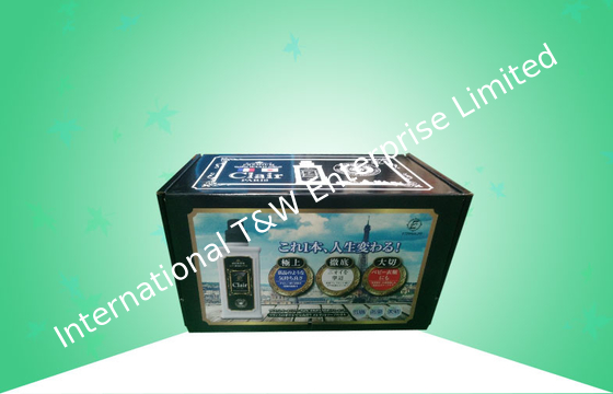 Un buen precio. Las cajas acanaladas impresas aduana durable, Wine la caja de papel con la laminación brillante en línea