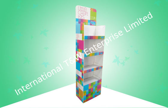 Un buen precio. Espacio grande modificado para requisitos particulares de 4 del estante de la cartulina soportes de exhibición para vender pocos equipos del arte en línea