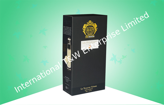 Un buen precio. Caja rígida de papel del regalo de los cosméticos del sentido del terciopelo que empaqueta con oro caliente del sello/la grabación en relieve de plata en línea